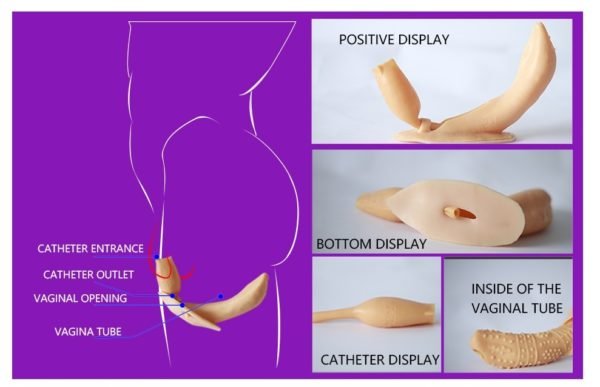 Artificial Silicone Vagina Catheter