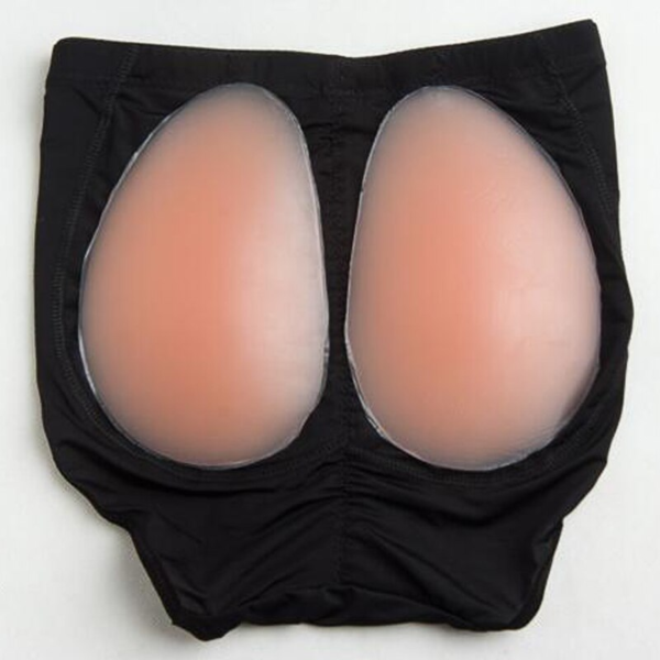 Black Panties With Silicone Pads