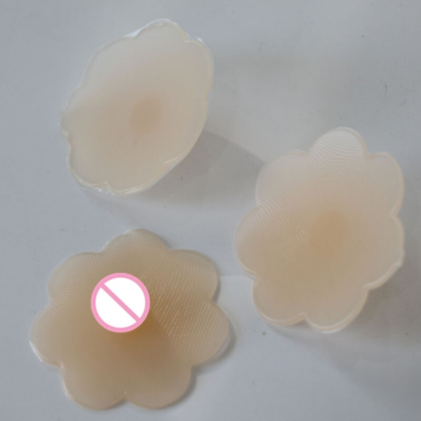 Flower Shaped Silicone Realistic Nipple Covers
