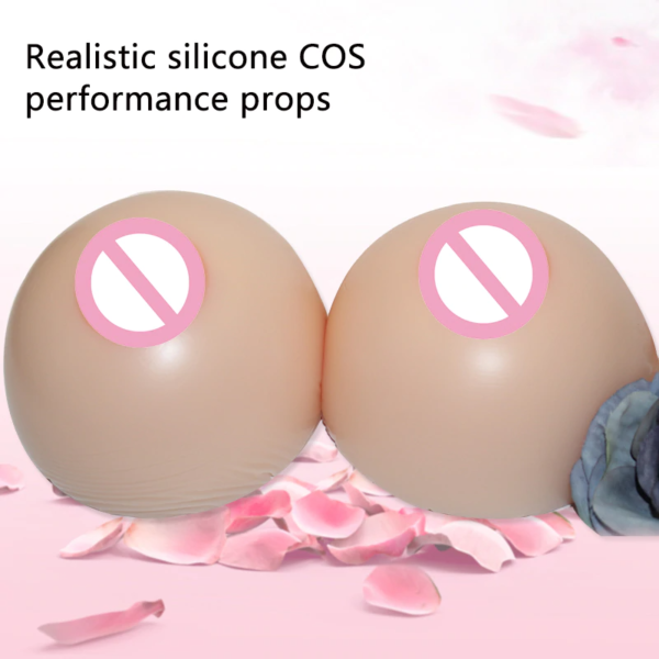Realistic Round Silicone Breast Forms