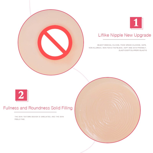 Round Silicone Breast Forms - Product Details