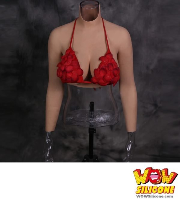 Silicone Breast Plate With Sleeves - Front