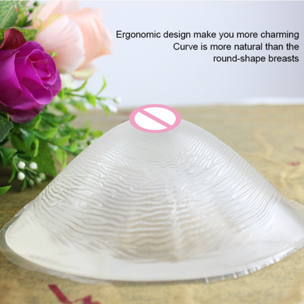 Transparent Silicone Breast Forms - Ergonomic Design