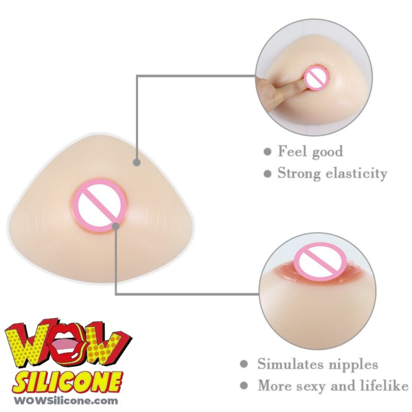 Triangular Silicone Breast Forms - Product Details 1